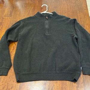 Brown Wooolrich 1/4 Zip Sweater